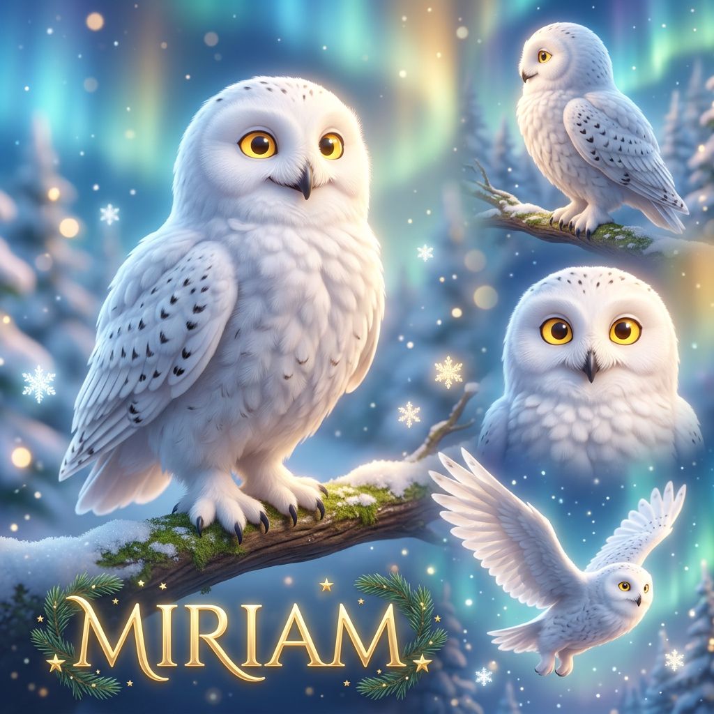 Miriam the Snowy Owl